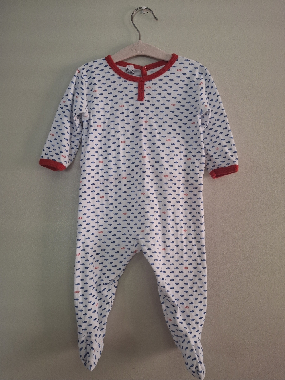 Petit Bateau Fish Footie 9m